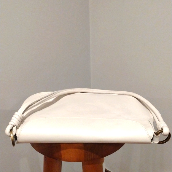 Shoulder Bag Purse -Leather - White -Made in Spain- Hispanitas - Picture 7 of 17